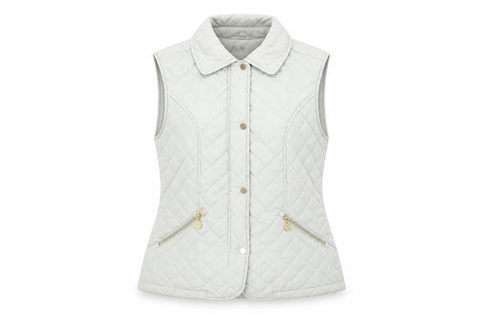 Womens UK Size 12 David Barry Green Gilet