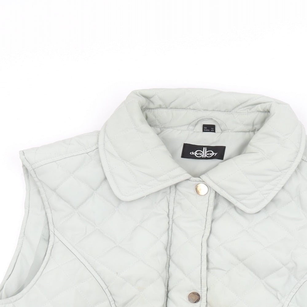 Womens UK Size 12 David Barry Green Gilet