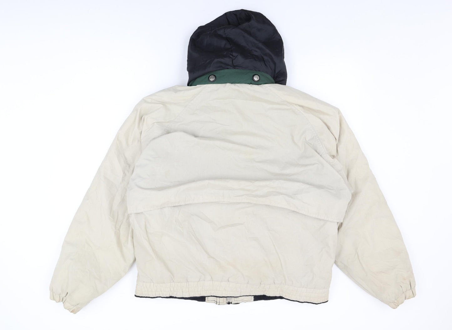 Mens UK Size M Haggar Beige Bomber Jacket