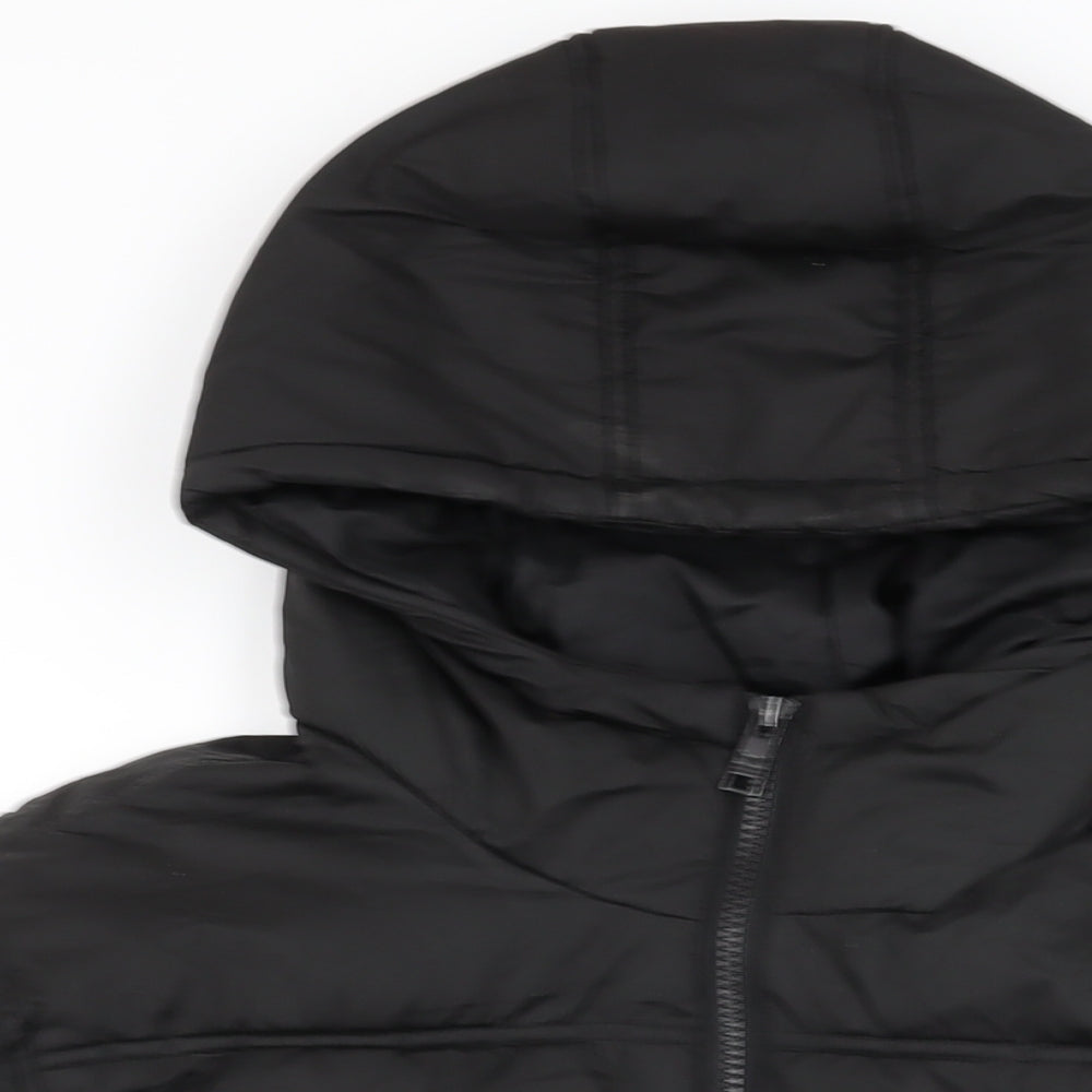 Mens UK Size S Threadbare Black Puffer Jacket