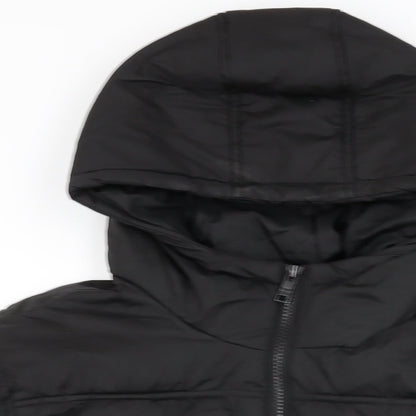 Mens UK Size S Threadbare Black Puffer Jacket
