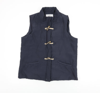 Womens UK Size 14 Isle Blue Gilet