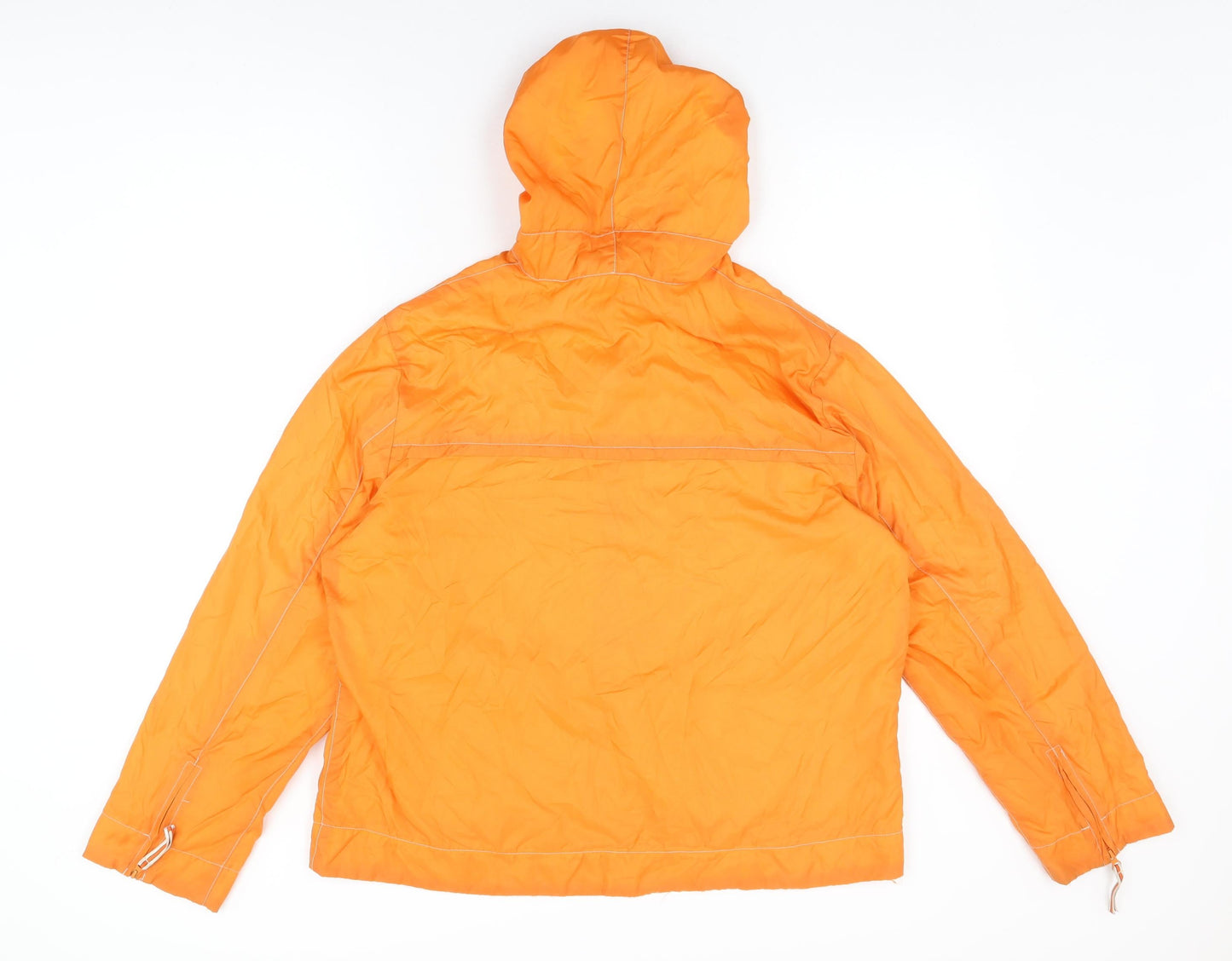 Miller's Womens Orange Jacket Coat Size 16 Zip
