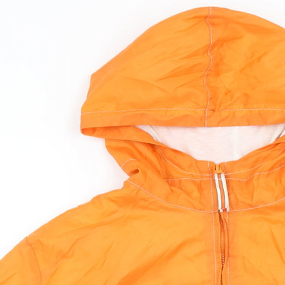 Miller's Womens Orange Jacket Coat Size 16 Zip