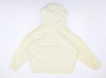 Levi's Womens Yellow Cotton Pullover Hoodie Size M Pullover