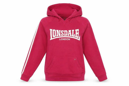 Womens UK Size 10 Lonsdale Pink Pullover Hoodie