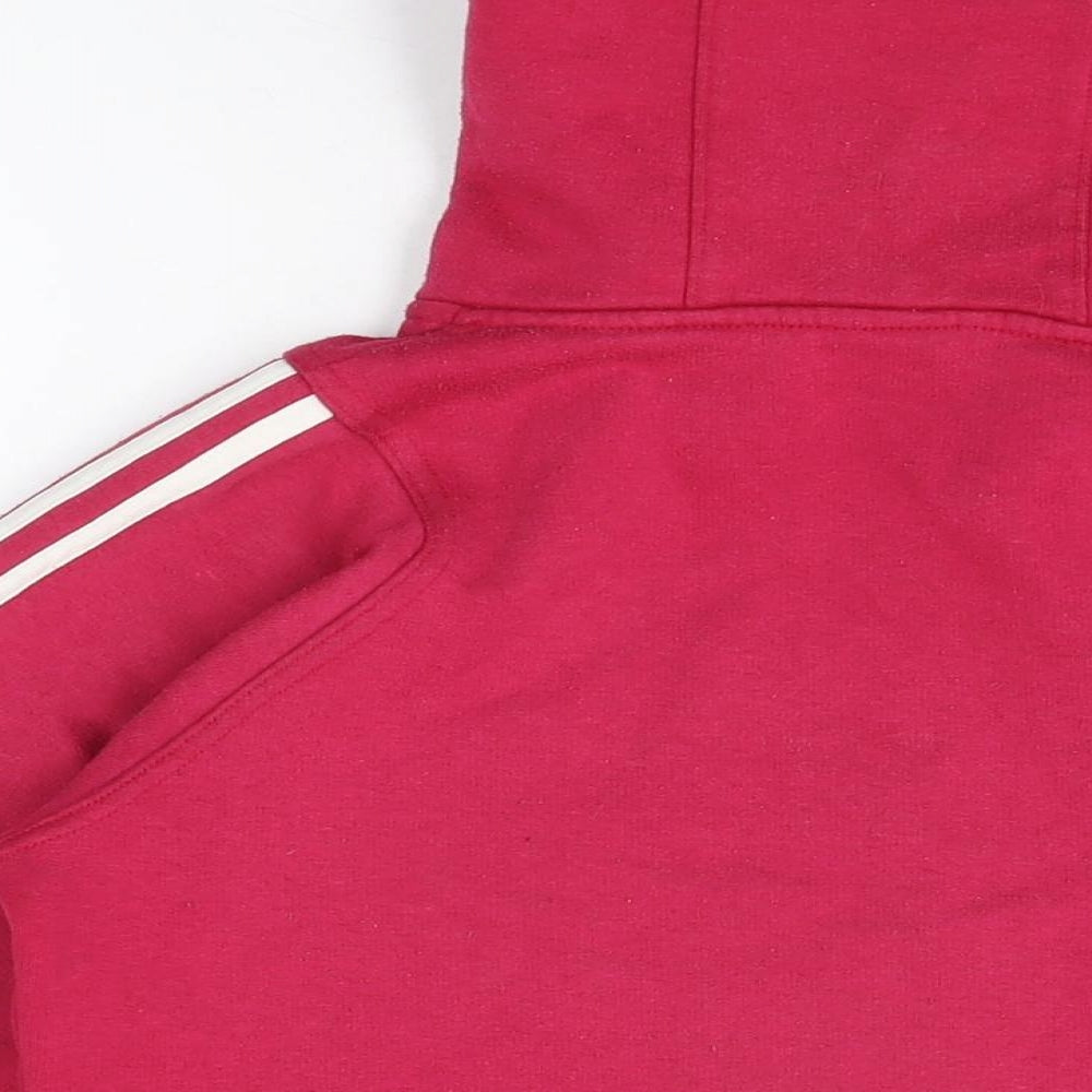 Lonsdale Womens Pink Cotton Pullover Hoodie Size 10 Pullover