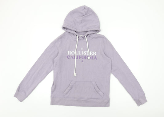 Hollister Womens Purple Cotton Pullover Hoodie Size S Pullover - Hollister California