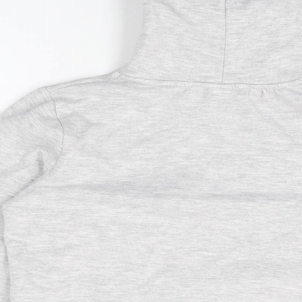 Umbro Girls Grey Cotton Pullover Hoodie Size 11-12 Years Pullover