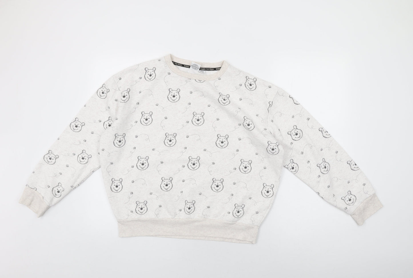 Womens UK Size 10 Disney White Pullover Sweatshirt