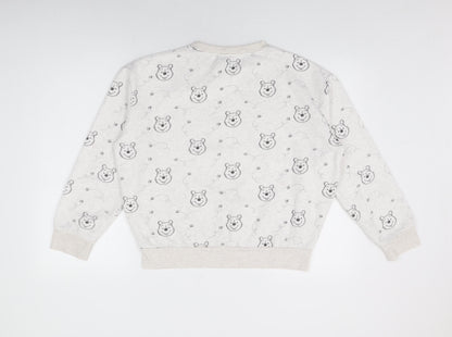 Womens UK Size 10 Disney White Pullover Sweatshirt