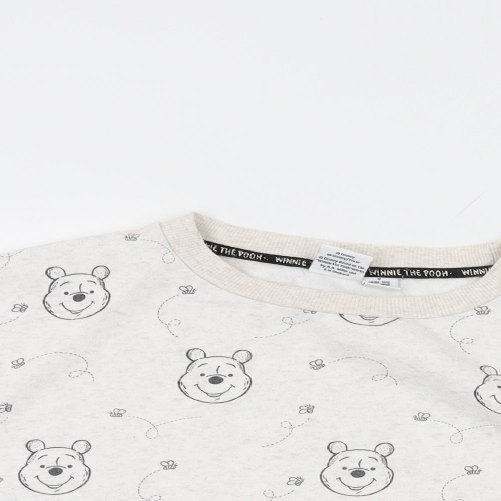 Womens UK Size 10 Disney White Pullover Sweatshirt