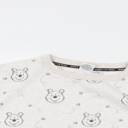 Womens UK Size 10 Disney White Pullover Sweatshirt