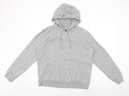 Mens UK Size M Brave Soul Grey Pullover Hoodie