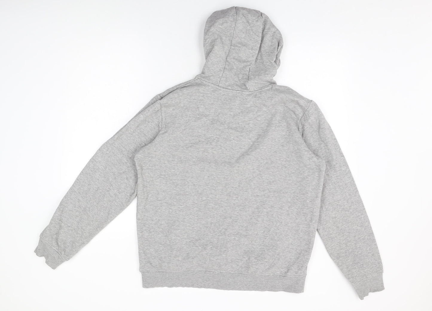 Mens UK Size M Brave Soul Grey Pullover Hoodie