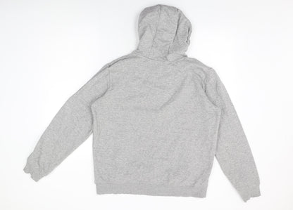 Mens UK Size M Brave Soul Grey Pullover Hoodie