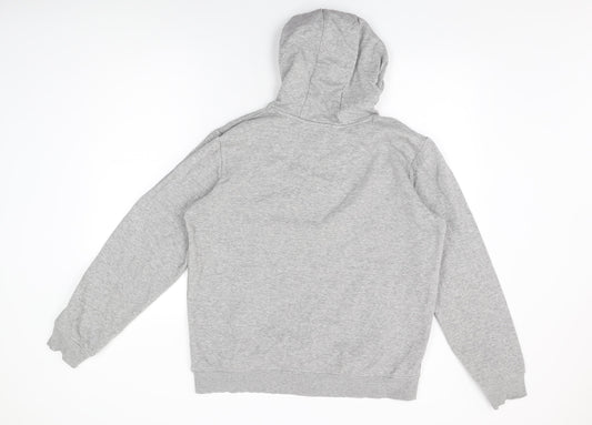 Mens UK Size M Brave Soul Grey Pullover Hoodie