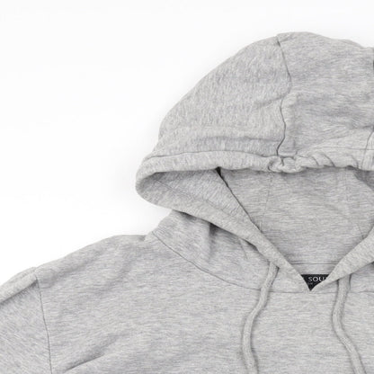 Mens UK Size M Brave Soul Grey Pullover Hoodie