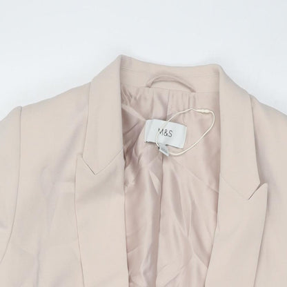 Womens UK Size 14 Marks and Spencer Pink Jacket