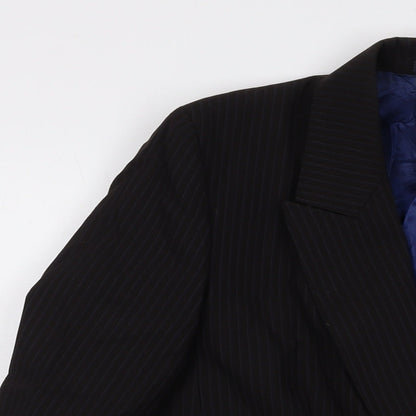 Marks and Spencer Womens Beige Spotted Polyester Jacket Suit Jacket Size 14