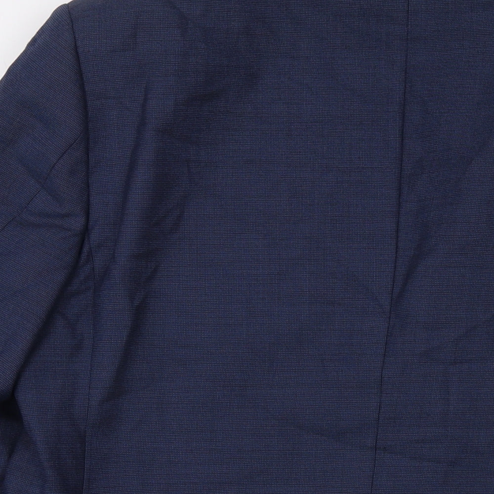 Mens UK Size 42 Marks and Spencer Regular Blue Suit Jacket