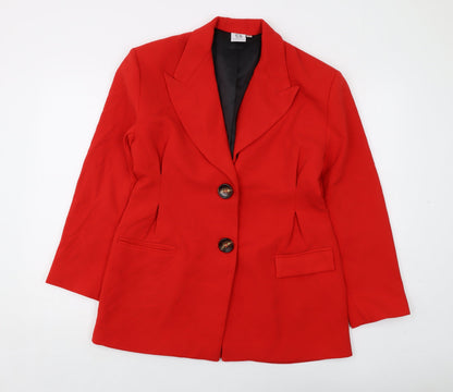 Sundar Bay Womens Red Jacket Size 10 Button