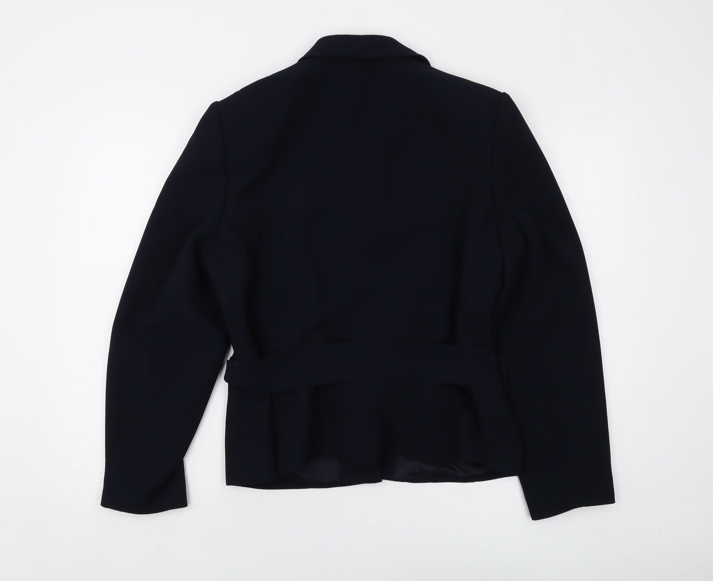 Principles Womens Blue Jacket Size 16 Hook & Eye