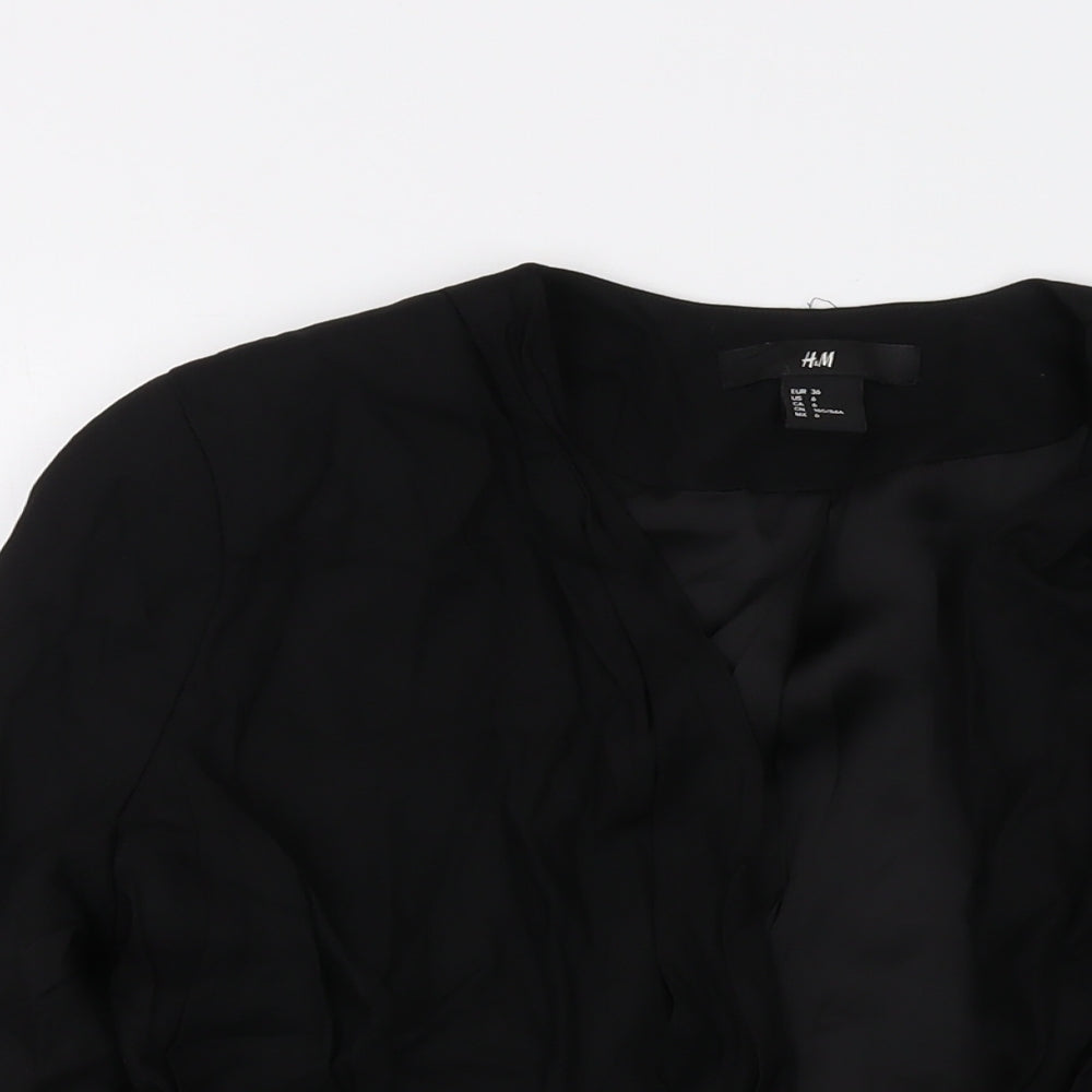 Womens UK Size 8 H&M Black Jacket