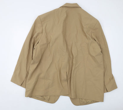 Womens UK Size 22 Marks and Spencer Beige Jacket