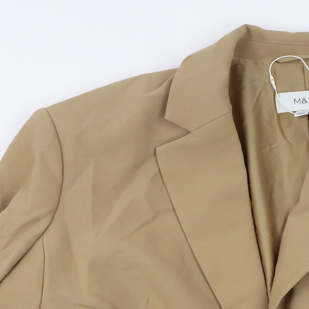 Womens UK Size 22 Marks and Spencer Beige Jacket