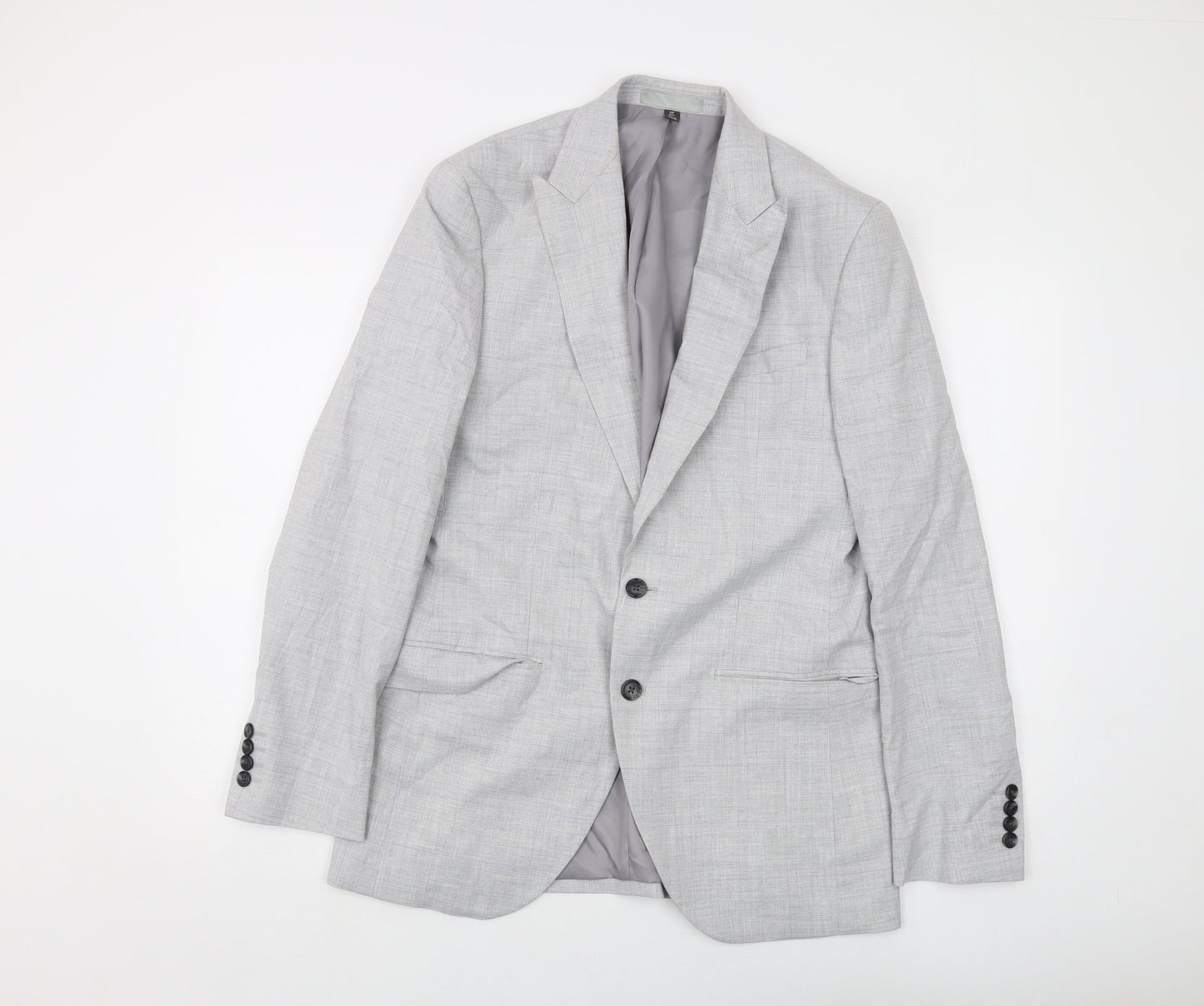 Mens UK Size 38 Marks and Spencer Regular Grey Suit Jacket