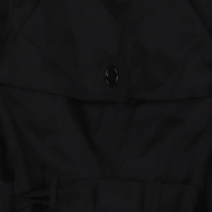 Womens UK Size 10 H&M Black Overcoat