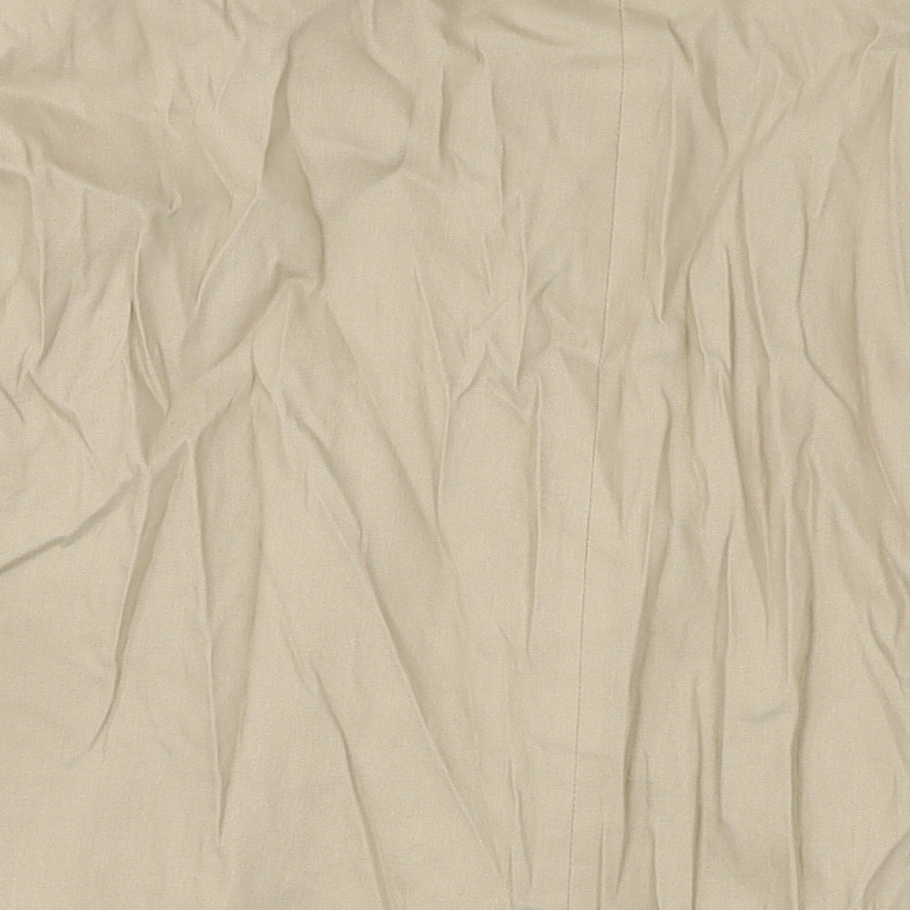 Autograph Womens Beige Jacket Size 24 Button