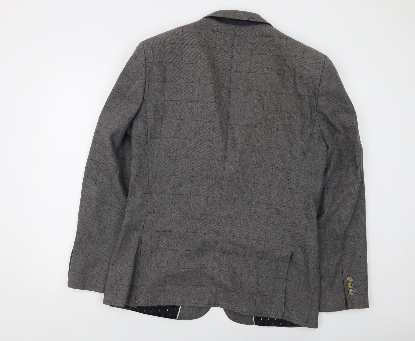 Mens UK Size 42 River Island Regular Green Suit Jacket