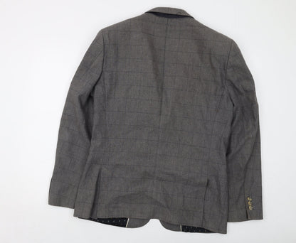 Mens UK Size 42 River Island Regular Green Suit Jacket