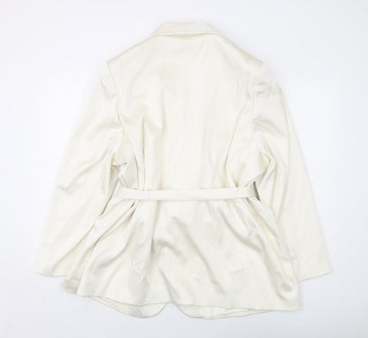 Womens UK Size 24 Marks and Spencer Ivory Jacket