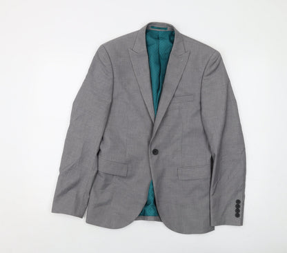 Mens UK Size 36 Marks and Spencer Regular Grey Suit Jacket