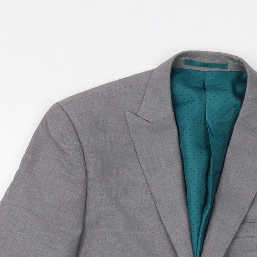 Mens UK Size 36 Marks and Spencer Regular Grey Suit Jacket