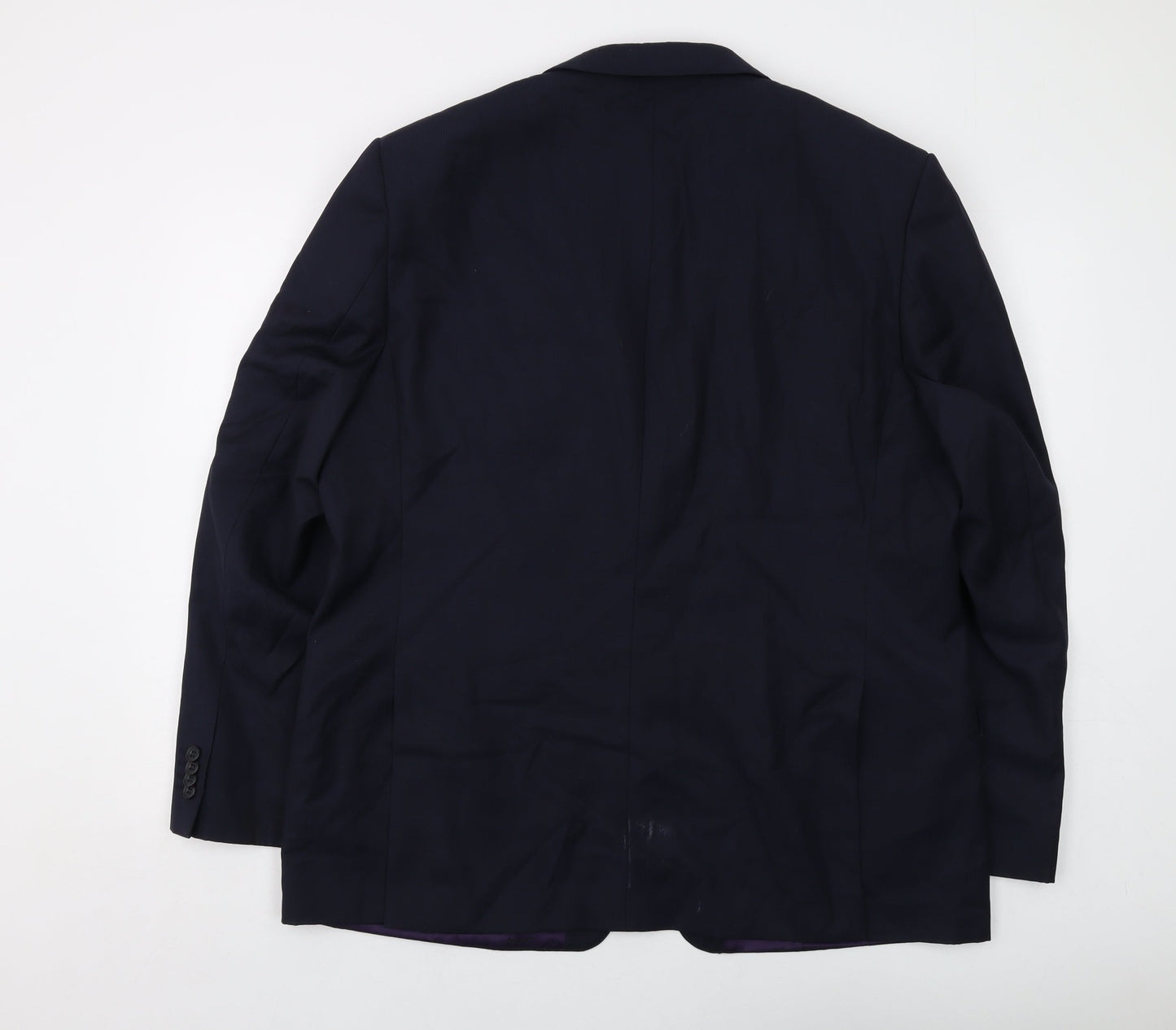 Mens UK Size 46 Paul Costelloe Regular Blue Suit Jacket