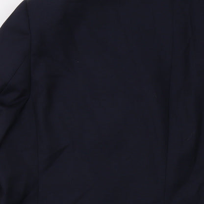 Mens UK Size 46 Paul Costelloe Regular Blue Suit Jacket