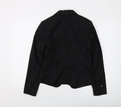 Womens UK Size 10 H&M Black Jacket