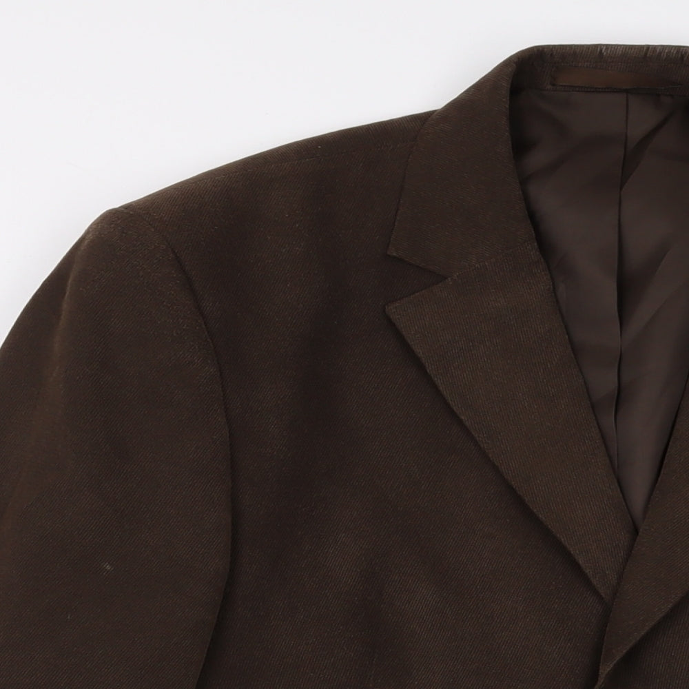 Mens UK Size 38 Marks and Spencer Regular Brown Suit Jacket