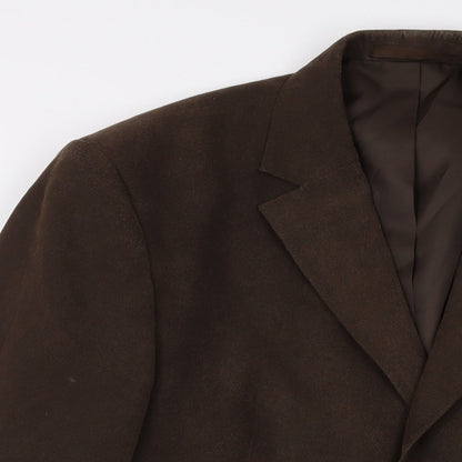 Mens UK Size 38 Marks and Spencer Regular Brown Suit Jacket