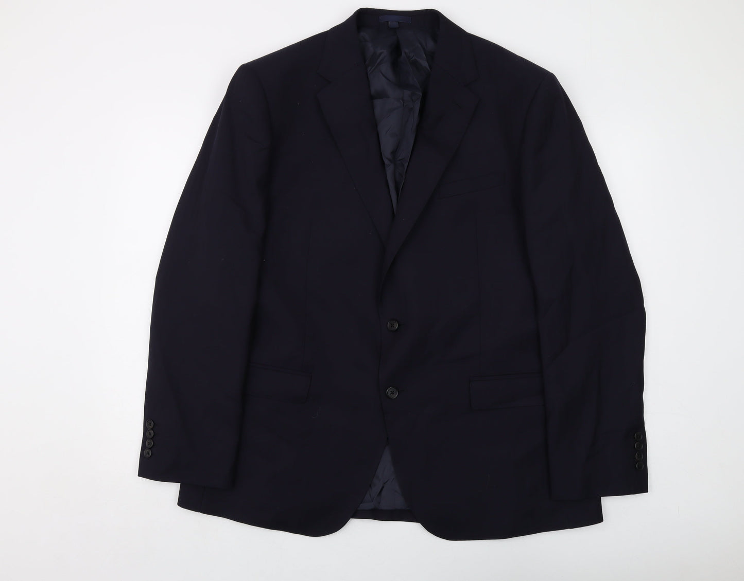 Mens UK Size 44 Marks and Spencer Regular Blue Suit Jacket