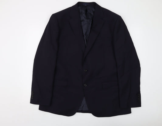 Mens UK Size 44 Marks and Spencer Regular Blue Suit Jacket