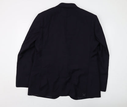 Mens UK Size 44 Marks and Spencer Regular Blue Suit Jacket