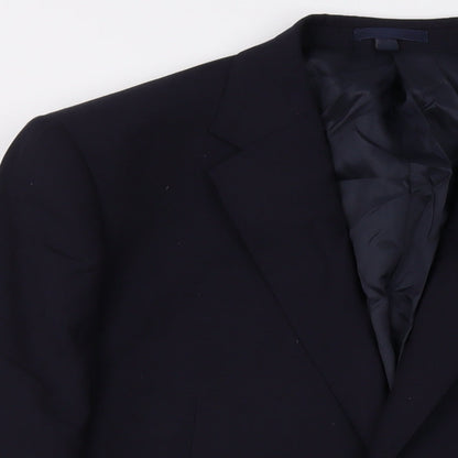 Mens UK Size 44 Marks and Spencer Regular Blue Suit Jacket