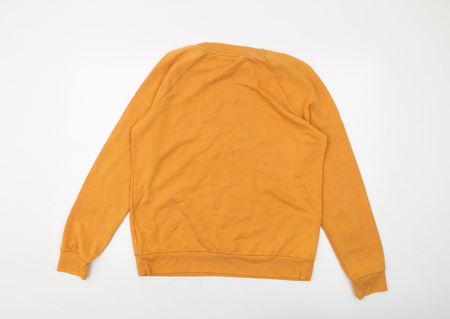 Mens UK Size M NEXT Yellow Pullover Sweatshirt