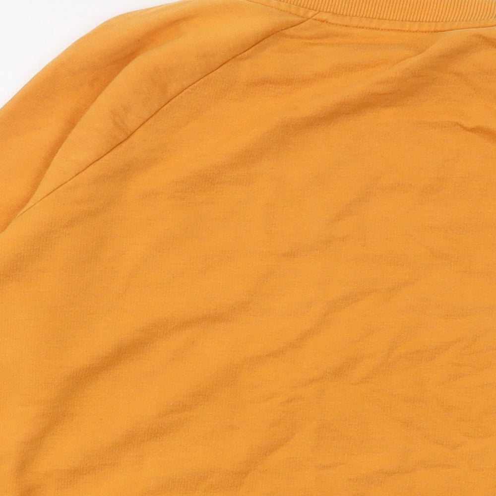 Mens UK Size M NEXT Yellow Pullover Sweatshirt