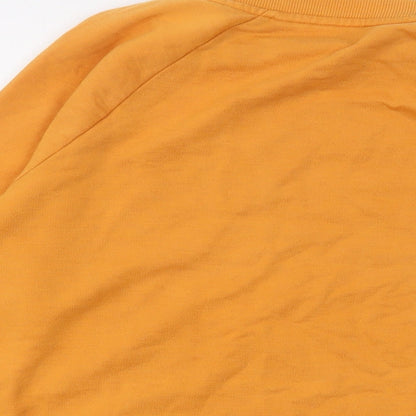 Mens UK Size M NEXT Yellow Pullover Sweatshirt